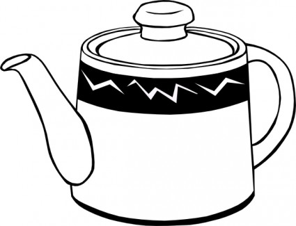 Tea Pot clip art Vector clip art - Free vector for free download