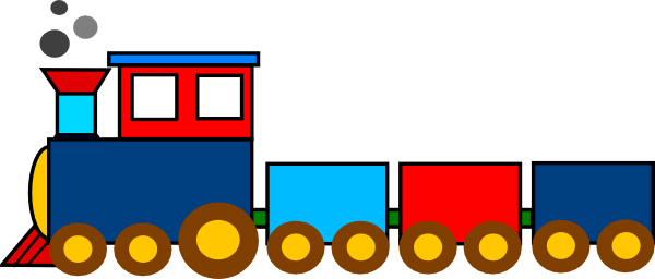 Train for kids clipart