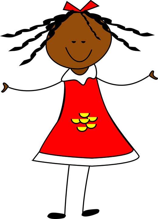 Child smiling clipart