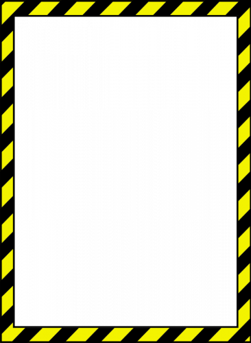 Caution Tape Square Border - ClipArt Best