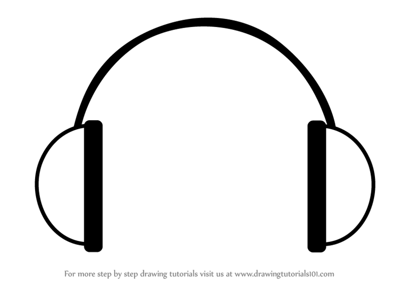 Headphones Drawing - ClipArt Best