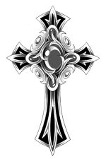 afrenchieforyourthoughts: tribal cross tattoos - cross tattoos designs
