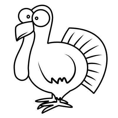 Turkey Cartoon Character