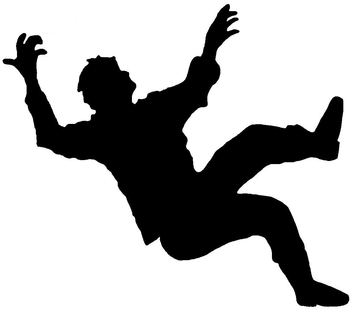 Free clipart person falling