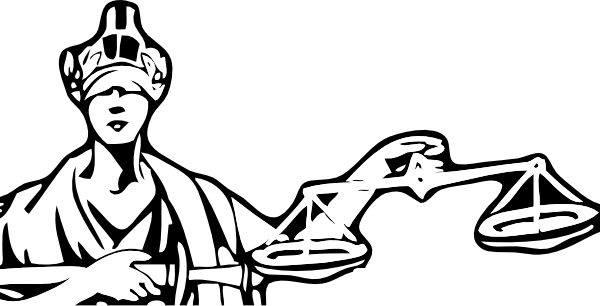 Blind Justice clip art - vector clip art online, royalty free ...