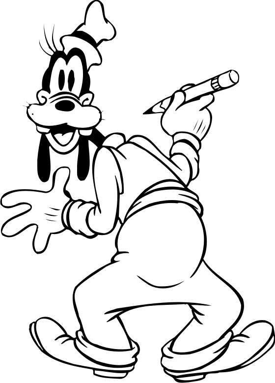 Disney Cartoon Goofy Coloring Pictures | Disney Cartoons ...