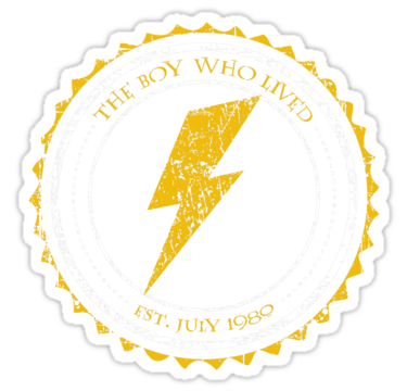 Harry Potter Lightning Seal " Stickers by Elle Campbell | Redbubble