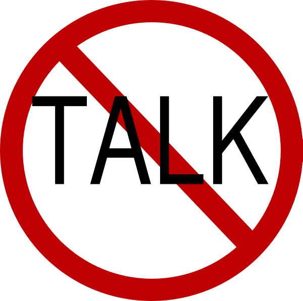 No Talk Clip Art - vector clip art online, royalty ...