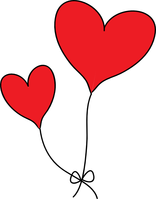 Two Heart Best ClipArt | Library vector clipart