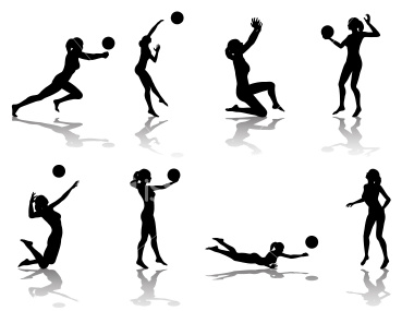 Best Volleyball Player Silhouette Clipat #28324 - Clipartion.com