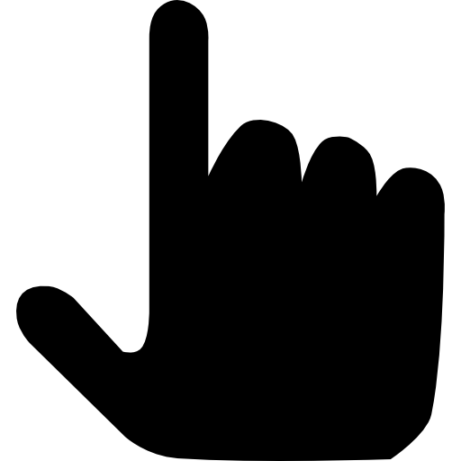 Hand cursor - Free interface icons