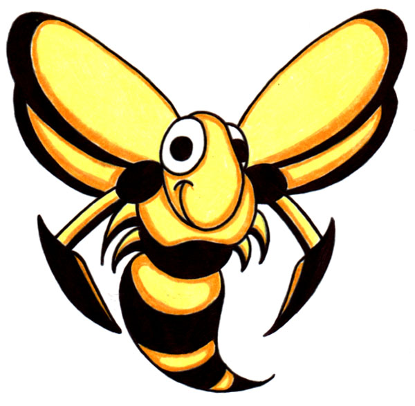 Hornet Mascot Clipart