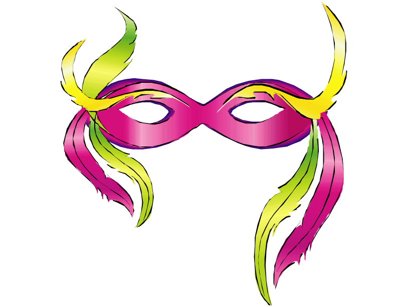 Masquerade Borders Clipart