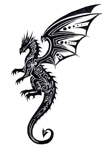 1000+ images about possible appliques | Tribal dragon ...