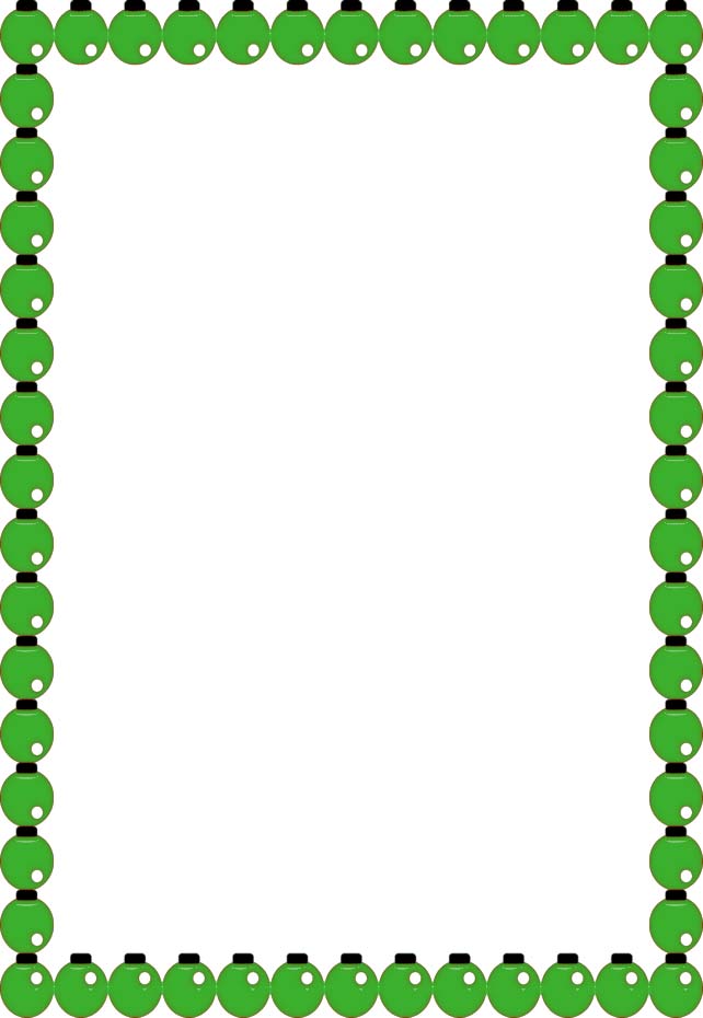 Christmas tree border clipart free