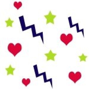 Colorful Stars And Hearts - Free Clipart Images