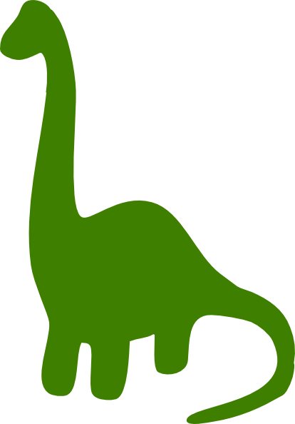 Dinosaur outline clipart