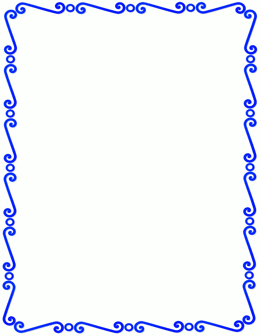 Blue Border Clipart - Free Clipart Images