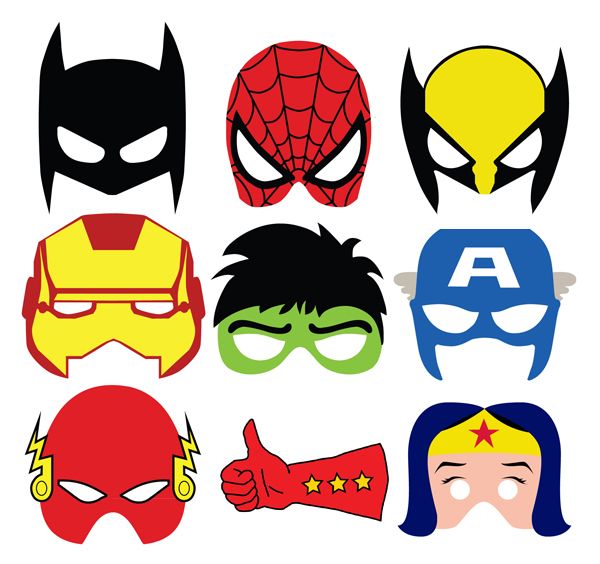 Super Hero Masks | Halloween Party ...