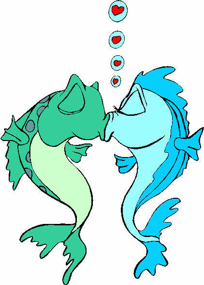 Kissing Fish Clipart