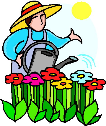 Clipart images of garden