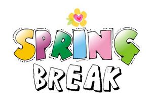 Spring school vacation week clipart free