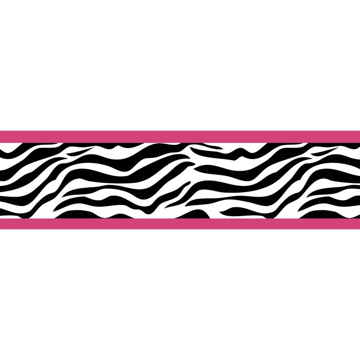 1000+ images about Zebra Print Wall Border | Vinyls ...