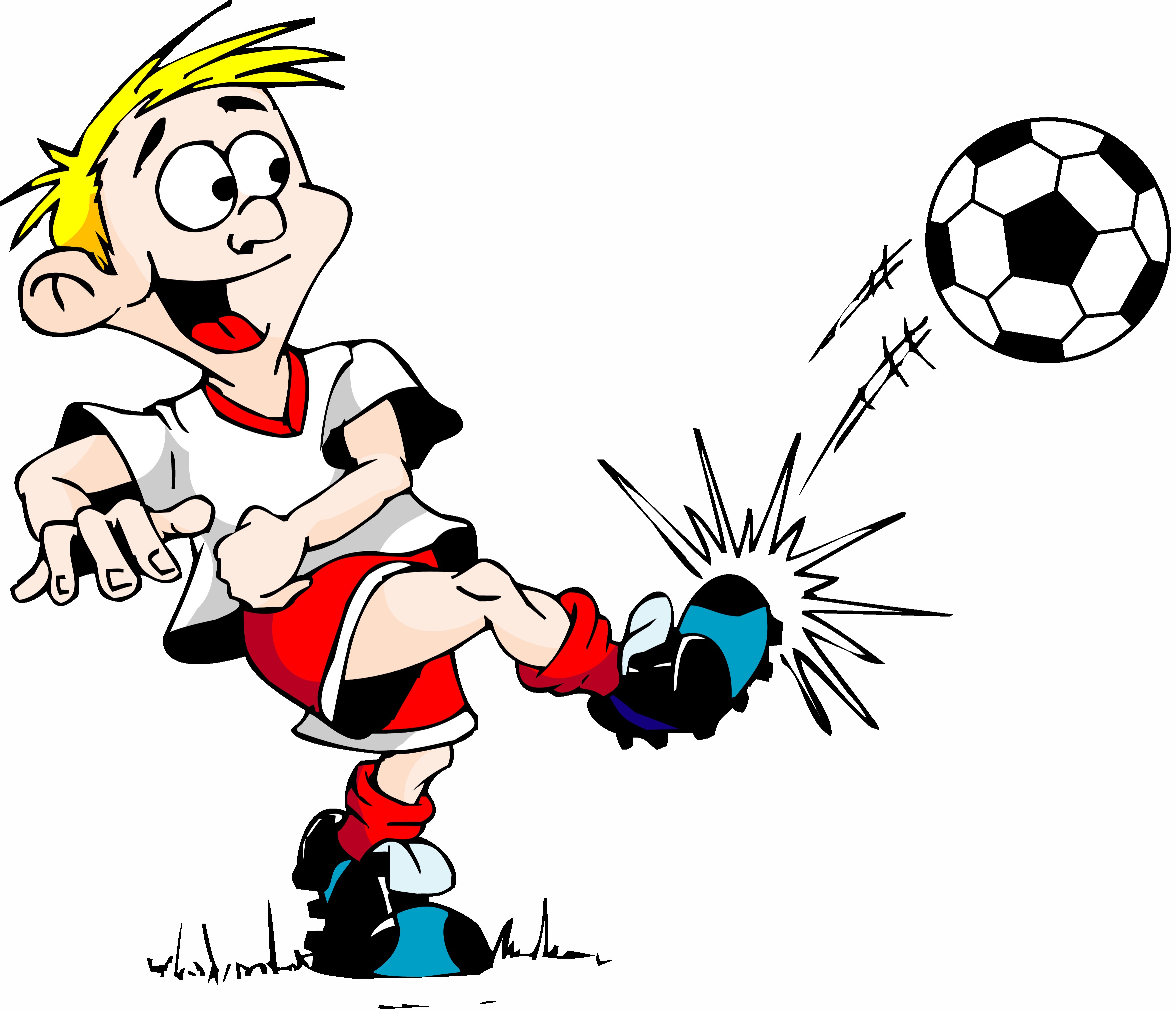 Funny football clipart