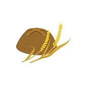 Cartoon Of A Wheat Crop Clip Art, Vector Images & Illustrations ...