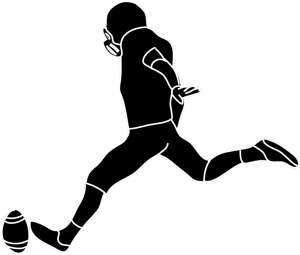 Silhouette Football Player | Free Download Clip Art | Free Clip ...