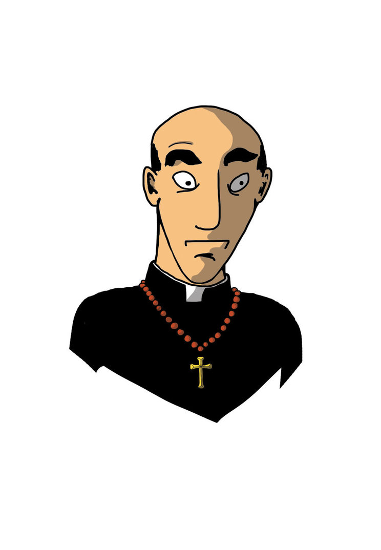 Free priest clipart image #32224