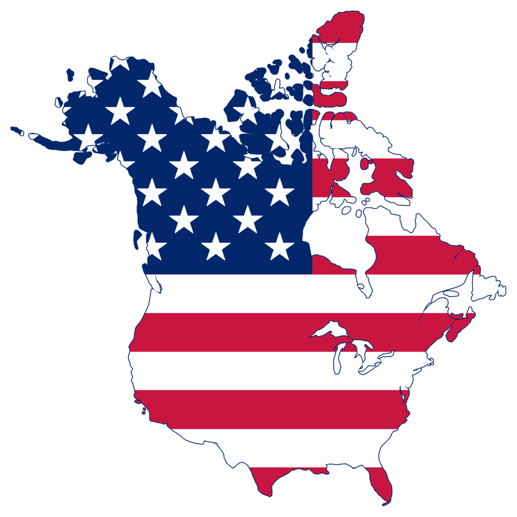 Printable Map Of Us And Canada - ClipArt Best