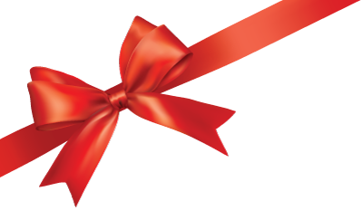 Red gift bow clipart