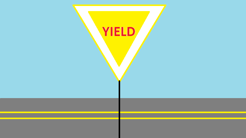 Draw Yield Sign - ClipArt Best