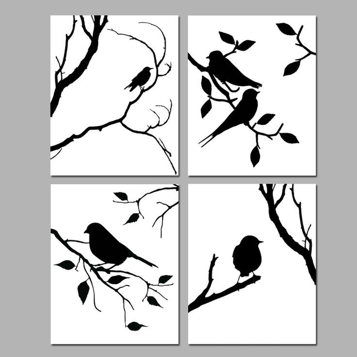 Bird Silhouette Art | Bird ...