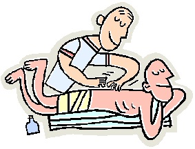 Massage therapist clipart