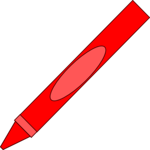 Red crayon clip art