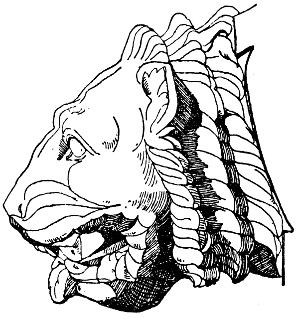 Gargoyle Lion Head | ClipArt ETC