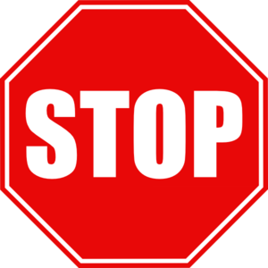 red stop sign – Clipart Free Download