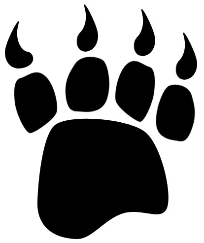 Bear paw clip art free