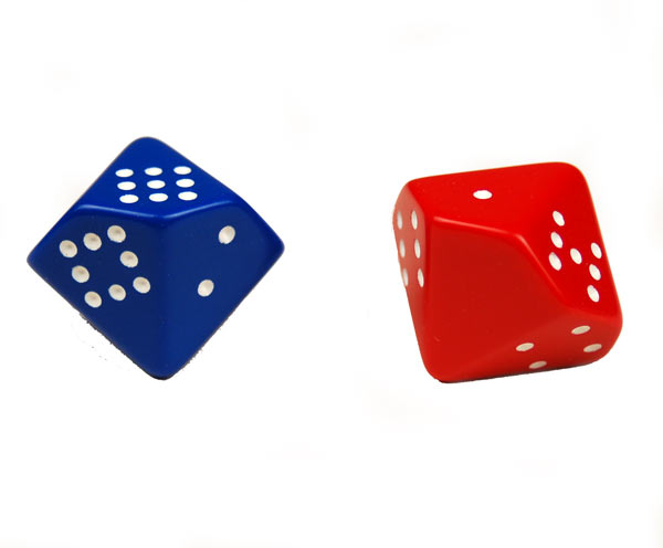 8 Dots Dice Clipart