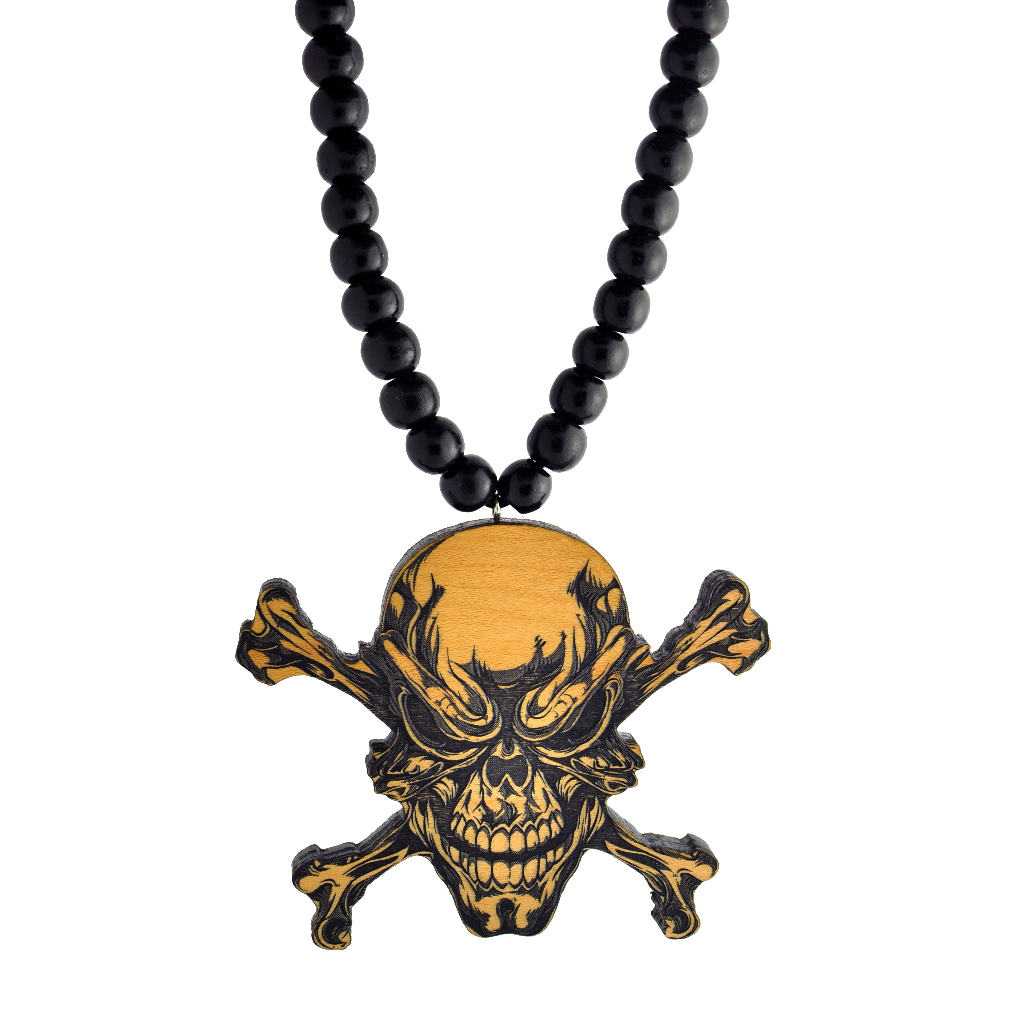 skull and bones necklace