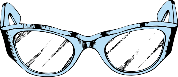 Eye Glasses clip art Free Vector