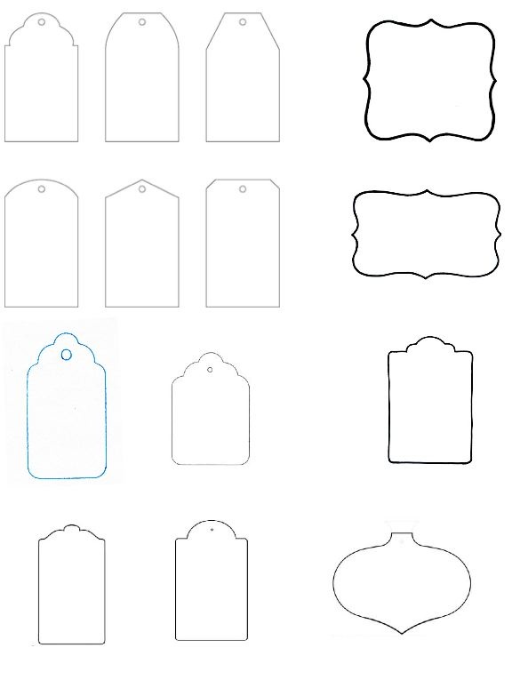 Free Printable Blank Gift Tags ClipArt Best