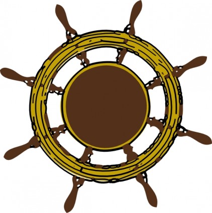 Ship wheel free vector art download Free vector for free download ...