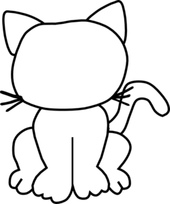 Cat Drawing Outline - ClipArt Best