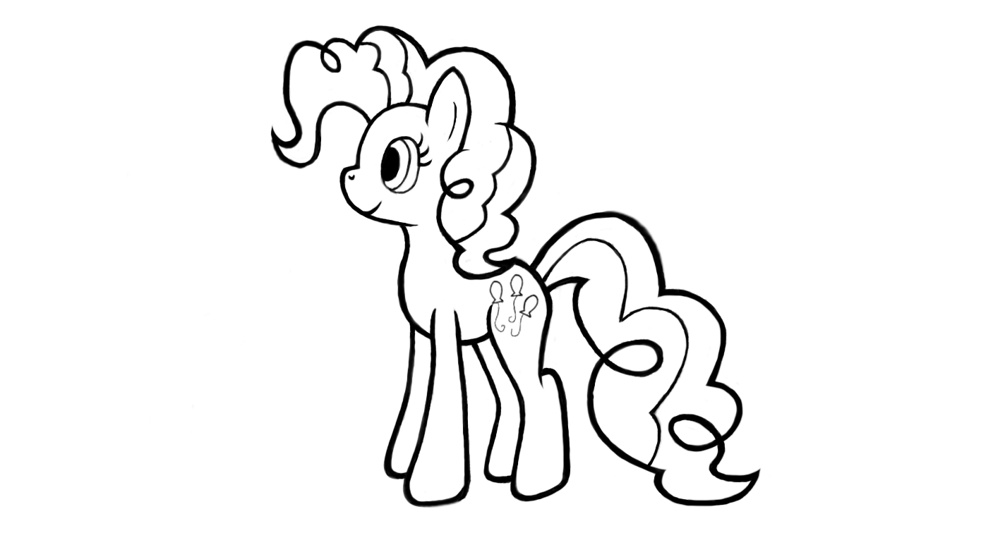 Baby Pinkie Pie Coloring Pages - Pinkie Pie Friendship Is Magic Color