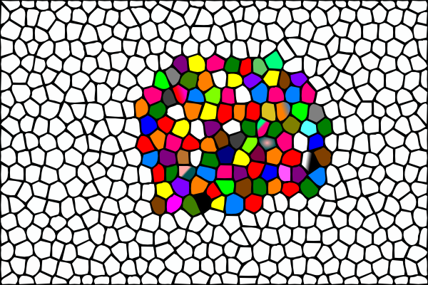 Mosaic Colour clip art - vector clip art online, royalty free ...