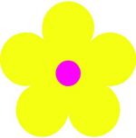 3080_printed_yellow_daisy_ ...