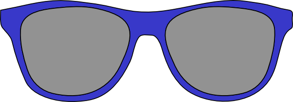 Sunglasses clipart outline